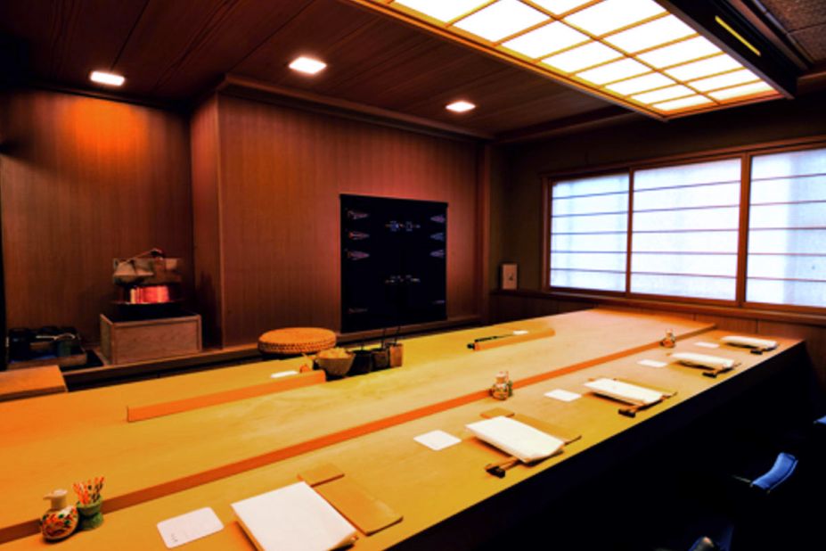 Sawada restaurant in Tokyo's Ginza district is a shrine to sushi. Though the new generation of sushi chefs makes a point of being customer-friendly, a top class sushi-ya can still be daunting, even for natives.