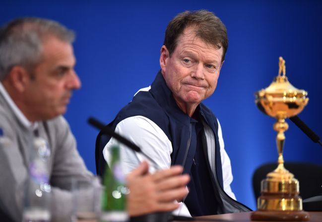 He was heavily criticized for his leadership of the U.S. team at the 2014 Ryder Cup at Gleneagles. The Americans were beaten 16.5-11.5. 