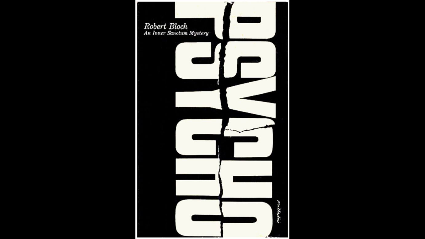 <strong>The one that terrified the entire world: Psycho, 1959</strong><br />Tony Palladino, the designer of this iconic cover, once remarked, "How do you do a better image of 'psycho' than the word itself?" His quietly ominous solution showed how in the right hands, limited means can create maximum impact. "Crucially, it only hints at what lies ahead, leaving the reader with open questions and an unsettling feeling," says Pearson. "Alfred Hitchcock purchased the rights to the lettering for the film's promotion, which influenced the opening credit sequence created by Saul Bass."
