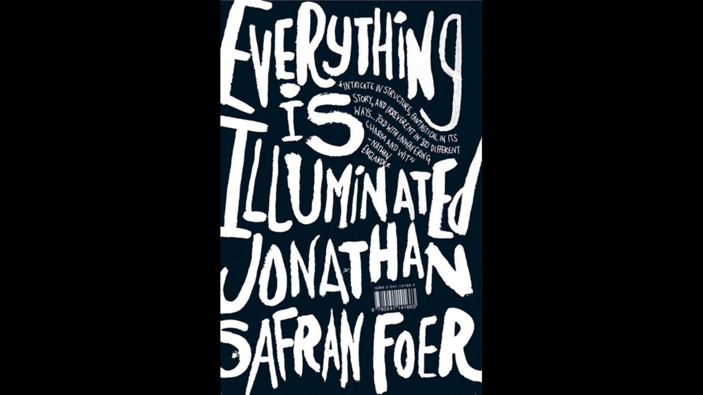 <strong>The one that made us love scrawl: Everything Is Illuminated, 2003</strong><br />Bold, hand-drawn lettering has become a staple of modern book design in recent years. "There's no better example than Jon Gray's 2003 Jonathan Safran Foer cover," says Pearson. "His work has a raw, unpolished quality which makes the letters practically burst out of the cover. Gray has many imitators, but none seem to match the energy of his work."<br />