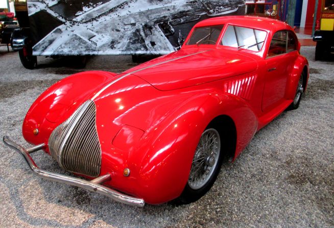 The Schlumpf collection resembles a who's who of the automotive world and includes this 1936 Alfa Romeo 8c 2900 A Pinin Farina Berlinett.