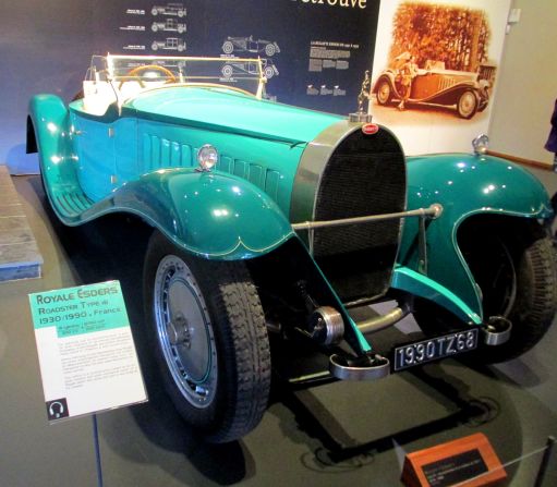 Not the real thing, sadly. This Bugatti Royale Esders is a 1990 reconstruction of the original.