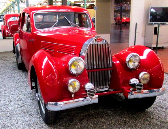 The Cite de l'Automobile in Mulhouse, France is known as Bugatti heaven for a collection that includes 122 models, including this 1939 57C.