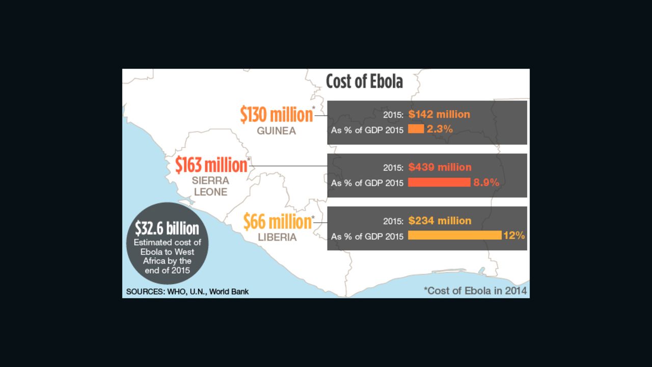 Cost of Ebola infographic