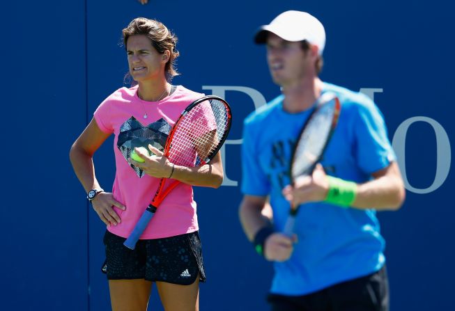Andy Murray appointed former French star Amelie Mauresmo as his coach in June. The Scot tweeted in support of Garcia following the announcement by the STF. 
