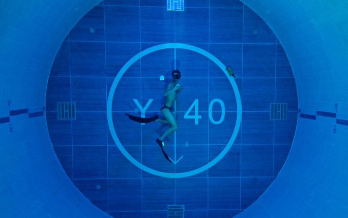 The pool is aimed at scuba enthusiasts and freedivers capable of holding their breath for minutes at a time.