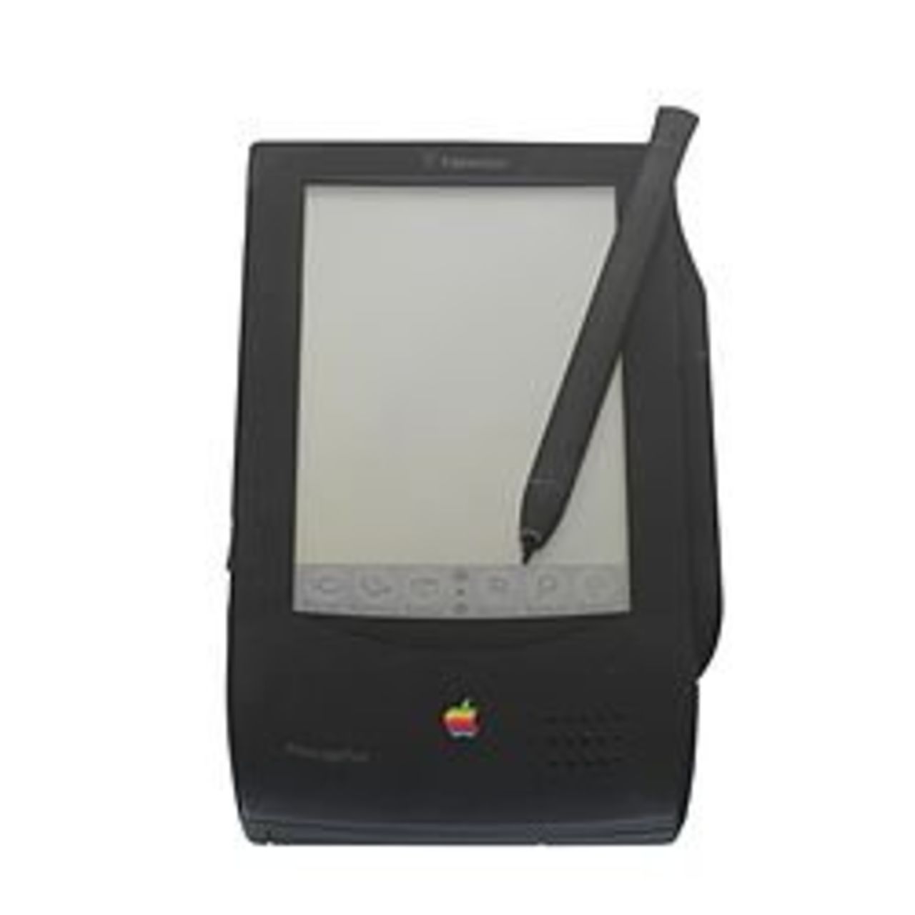 En 1993, Apple lanzó el Newton MessagePad, un dispositivo de mano de asistencia personal.