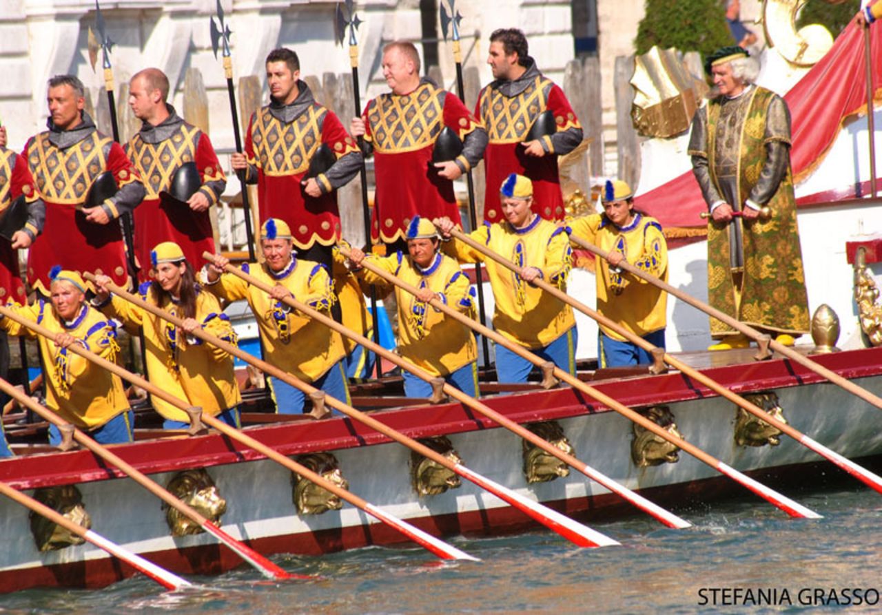 The colorful <a href="http://ireport.cnn.com/docs/DOC-1032100">Regata Storica</a> takes over Venice's Grand Canal in September 2013. The annual event features a parade of 16th century-style boats with gondoliers in period costume.