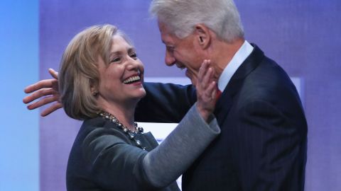 The Clintons' political brand was connected to free trade in the 1990s. 