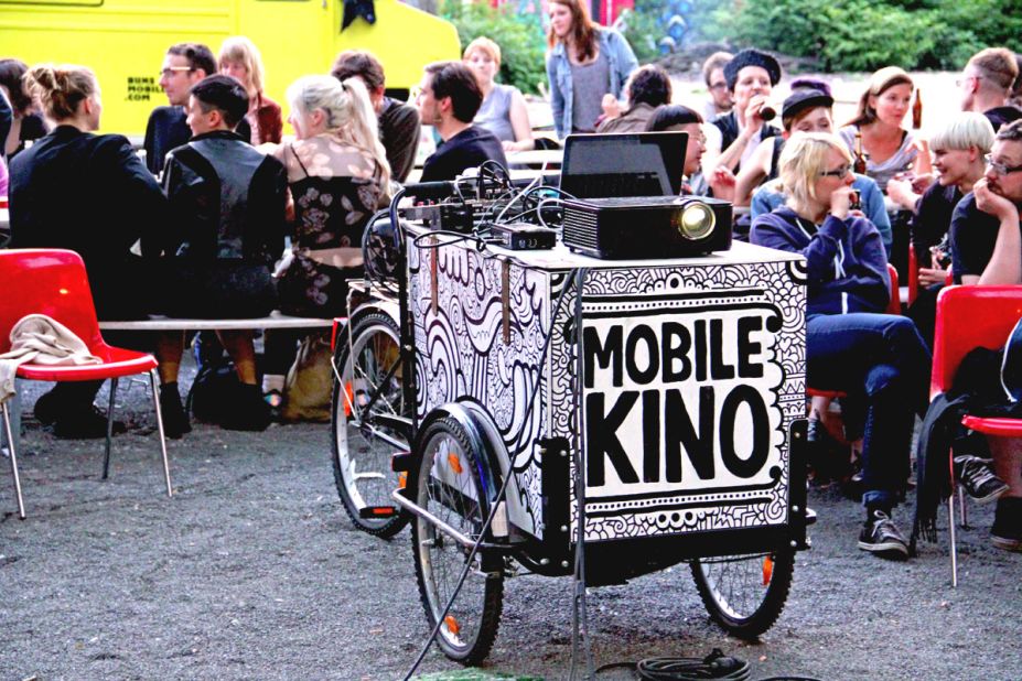 Berlin's Mobile Kino is an independent cinema on wheels that roves around the city, bringing art house movies to unexpected venues.