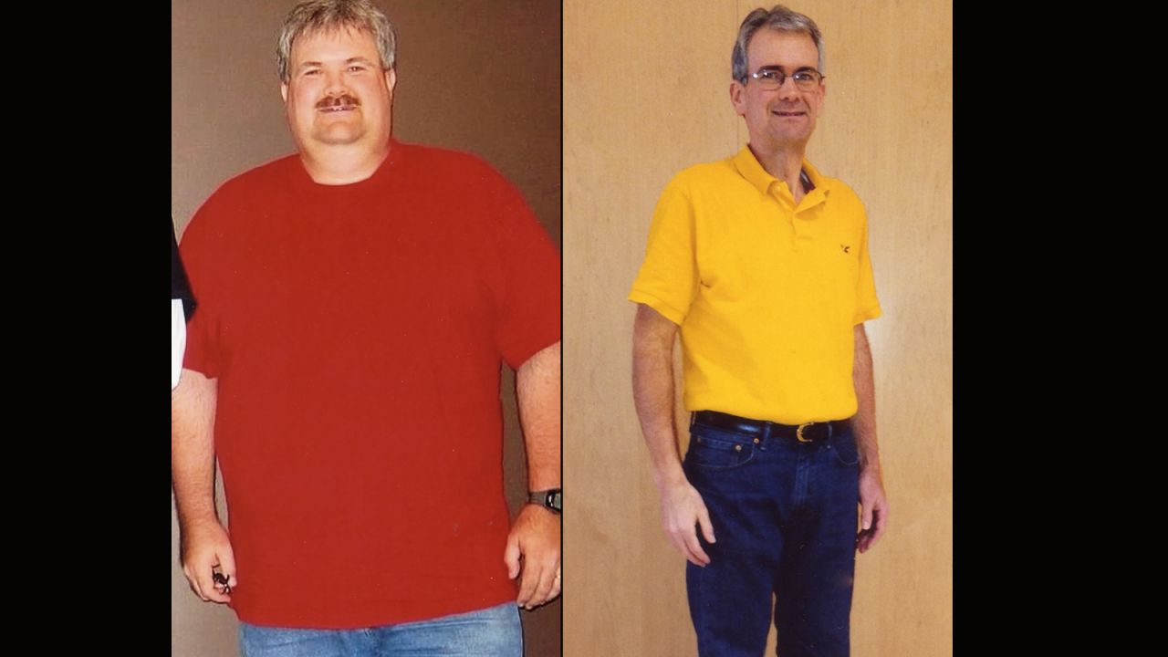 Dexter Russelburg from Evansville, Indiana, lost 111 pounds.