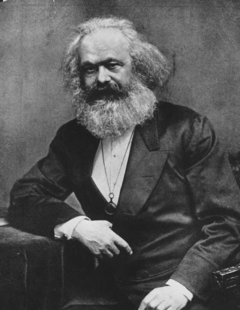 Karl Marx (1818 - 1883), the radical German social, political and economic theorist, has become synonymous with the chest-length gray beard, complemented by a mane of salt-and-pepper hair.