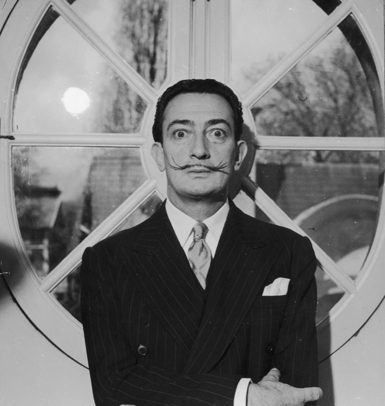 Salvador Dali, one of the artists Guggenheim befriended during her first stint in Paris.