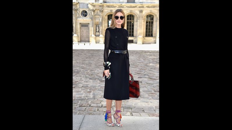 Professional fashionista Olivia Palermo oozed ladylike glamor at Christian Dior. 