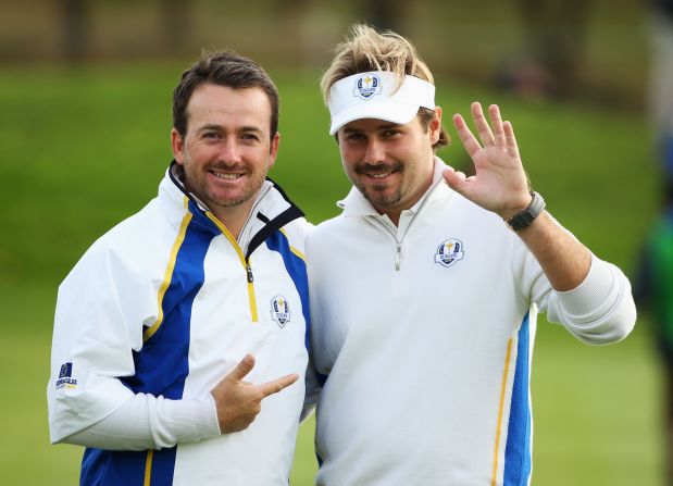 Rookie Victor Dubuisson and Graeme McDowell were once again on song for Europe in the afternoon fourballs beating Jimmy Walker and Rickie Fowler 5&4. 