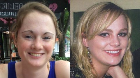 Hannah Elizabeth Graham, left, and Morgan Harrington