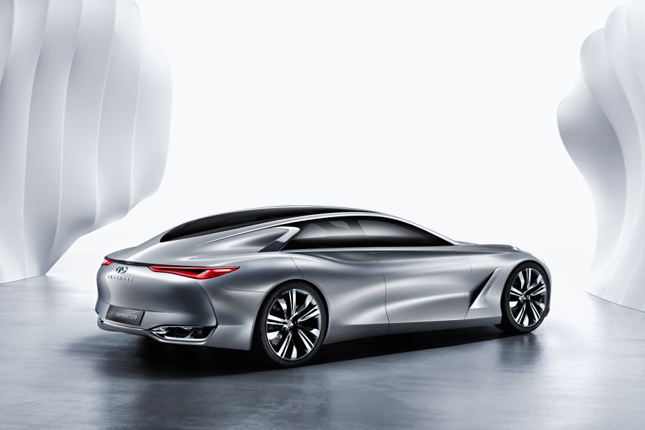  Infiniti, the Japanese upmarket car maker, is showing its four-door Q80 concept that will lead to future models of its flagship sedan.
