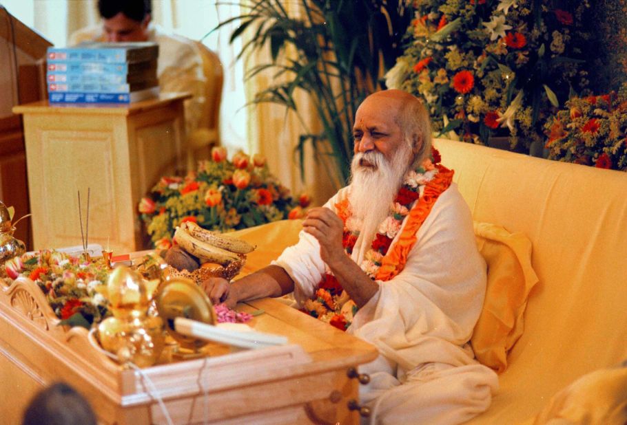 Maharishi Mahesh Yogi, founder of the Transcendental Meditation (TM) movement and a spiritual adviser to the Beatles, is pictured with his iconic long, gray, pointed beard. Indeed, in terms of his association with the style he is second only to Gandalf.