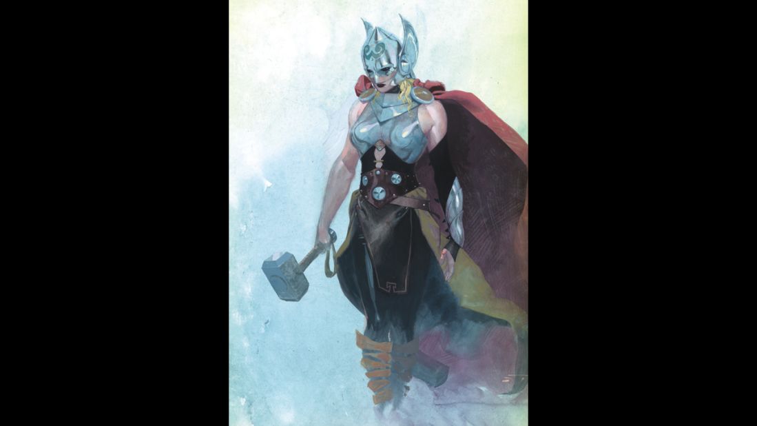 The first look at the new Thor was<a href="http://www.cnn.com/2014/07/17/showbiz/celebrity-news-gossip/new-thor-woman/"> revealed on "The View," </a>and quickly became a media sensation and a hot topic on social media. 