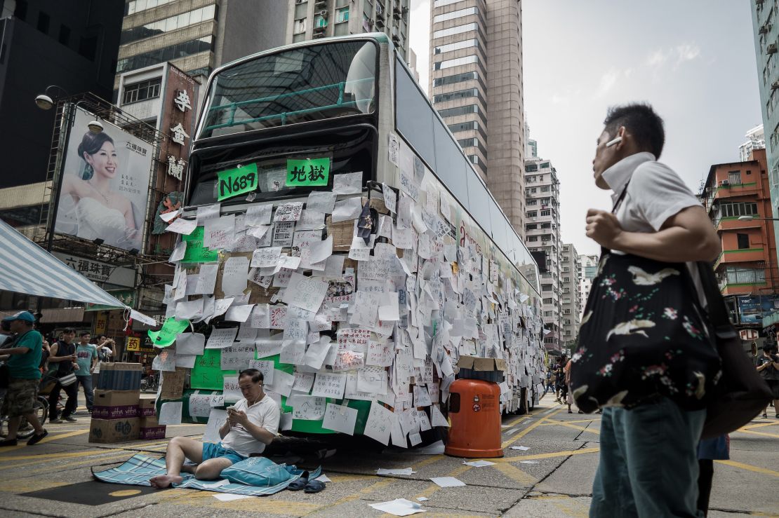 Numbers are used as political shorthand by the protesters.