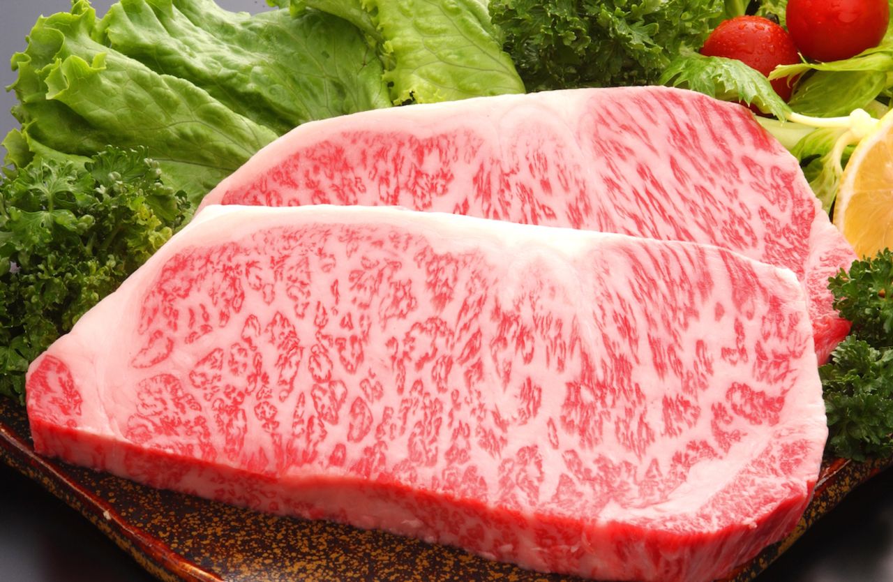 Health-conscious eaters may be wary of the web of fat (called "shimofuri") woven through slabs of Wagyu. However, pure Wagyu beef contains mostly monounsaturated fatty acids rich in Omega-3s.