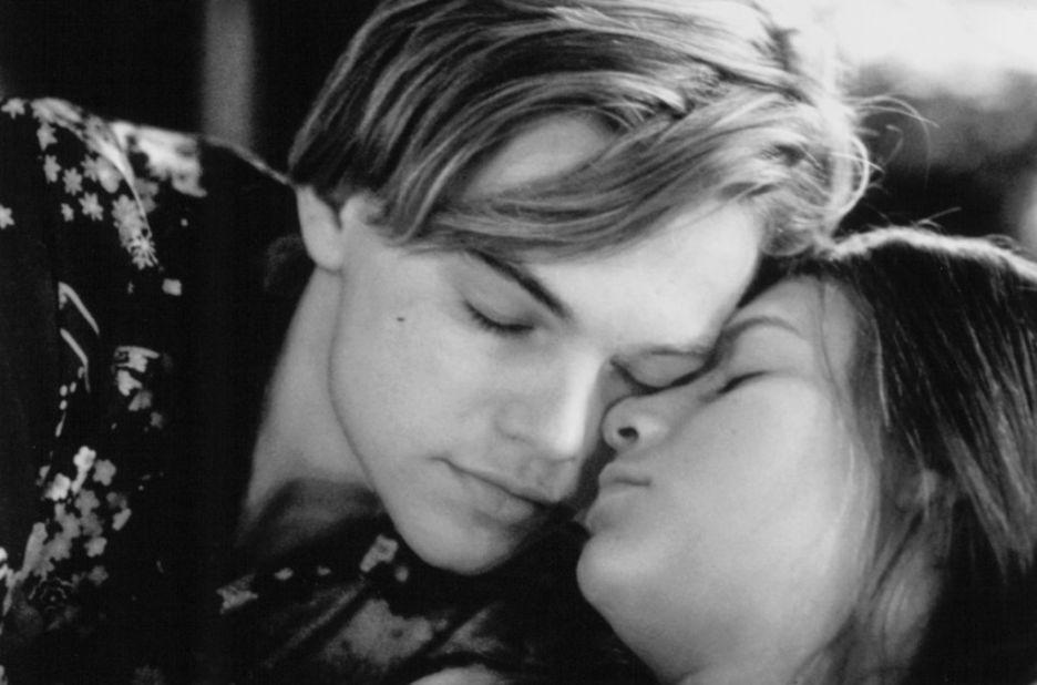 <strong>"Romeo + Juliet" (1996)</strong> : Leonardo DiCaprio and Claire Danes star in this modernized version of the Shakespeare classic. 
