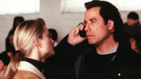 <strong>"Domestic Disturbance" (2001)</strong>: Teri Polo and John Travolta star in this psychological thriller about a recovering alcoholic whose son has some serious concerns about his stepfather. <strong>(Netflix and iTunes)</strong>