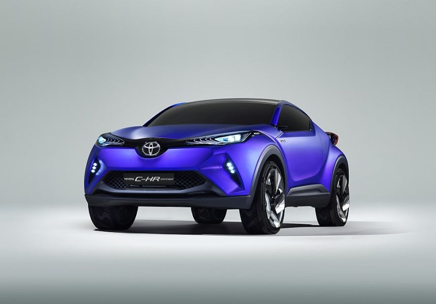 Toyota's C-HR Concept hybrid-powered compact crossover "gives an early hint of the kind of vehicle Toyota would like to bring to market."