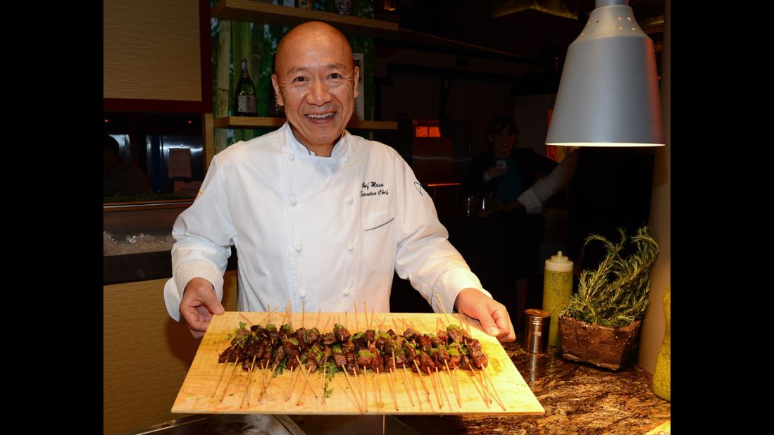 Chef Masayoshi Takayama of Masa nabbed three stars for the New York City outpost of his restaurant, which is America's most expensive sushi restaurant.