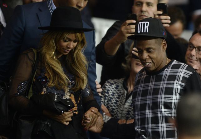 Neither Beyonce nor Jay-Z are known for their love of football but they were treated to an entertaining game with PSG. Despite being without Zlatan Ibrahimovic, Paris still managed to score three times. 