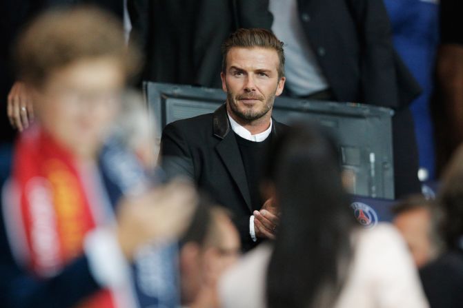 Beckham spent five months with PSG before retiring from football at the age of 38. The former Manchester United star also played for Real Madrid, LA Galaxy and AC Milan.