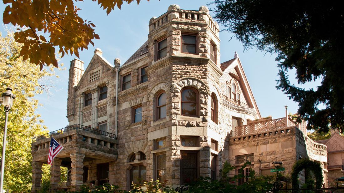 Formerly a private residence completed in 1889, Castle Marne is now a favorite spot for Denver weddings and afternoon tea. 