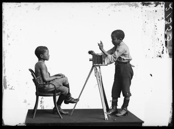 The <a  target="_blank" target="_blank">Hulton Archive</a> -- one of the world's oldest and largest archives holding over 80 million images, was a key resource in unearthing these images.<br /><br />Albert Jonas and John Xiniwe, The African Choir. London Stereoscopic Company, 1891