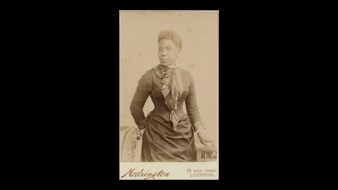 Photographs were also retrieved from private collectors who have never displayed their collections to the public before. A substantial contributor, Val Wilmer -- a noted photographer and writer who specializes in Jazz, gospel and Blues -- has been collecting carte-de-visites documenting black Britain for over 30 years.<br /><em>Unidentified sitter. Liverpool, 1880s. Photographer/Studio: Medrington. </em>