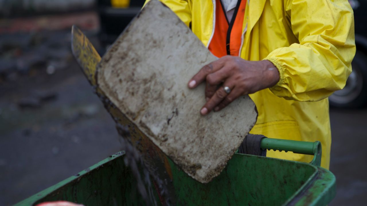 The city's manual scavengers work without protective clothing at grave risk to their own health.