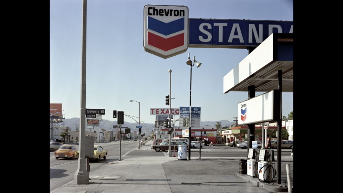 <strong>Stephen Shore</strong><br /><br />Likewise, Stephen Shore trains his camera on the "quintessential main street" -- the central commercial street of countless American towns, whose unexceptional architecture and identikit features vary little. <br /><br />Shore uses large format cameras and emulates the composition of the grandiose landscape photographers, such as Ansel Adams, who depicted the American west in a rugged, epic light. And, say organizers, "under Shore's photographic gaze the prosaic and mundane are elevated to the same status."