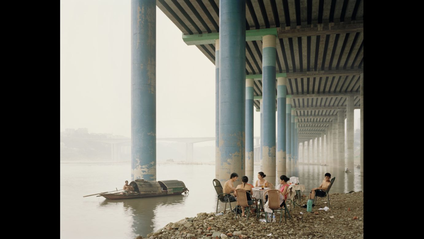 <strong>Nadav Kander</strong><br /><br />China's rapid economic transformation was captured by portrait and landscape photographer Nadav Kander in his 4,000 mile journey along the Yangtze River. <br /><br />The pictures capture the scale of China's infrastructure  projects which have profoundly transformed lives and the landscape -- from the river's source in Qinghai Province to booming Shanghai in the east.<br /><br /> "Common man has little say in China's progression and this smallness of the individual is alluded to in the work," says the photographer. 
