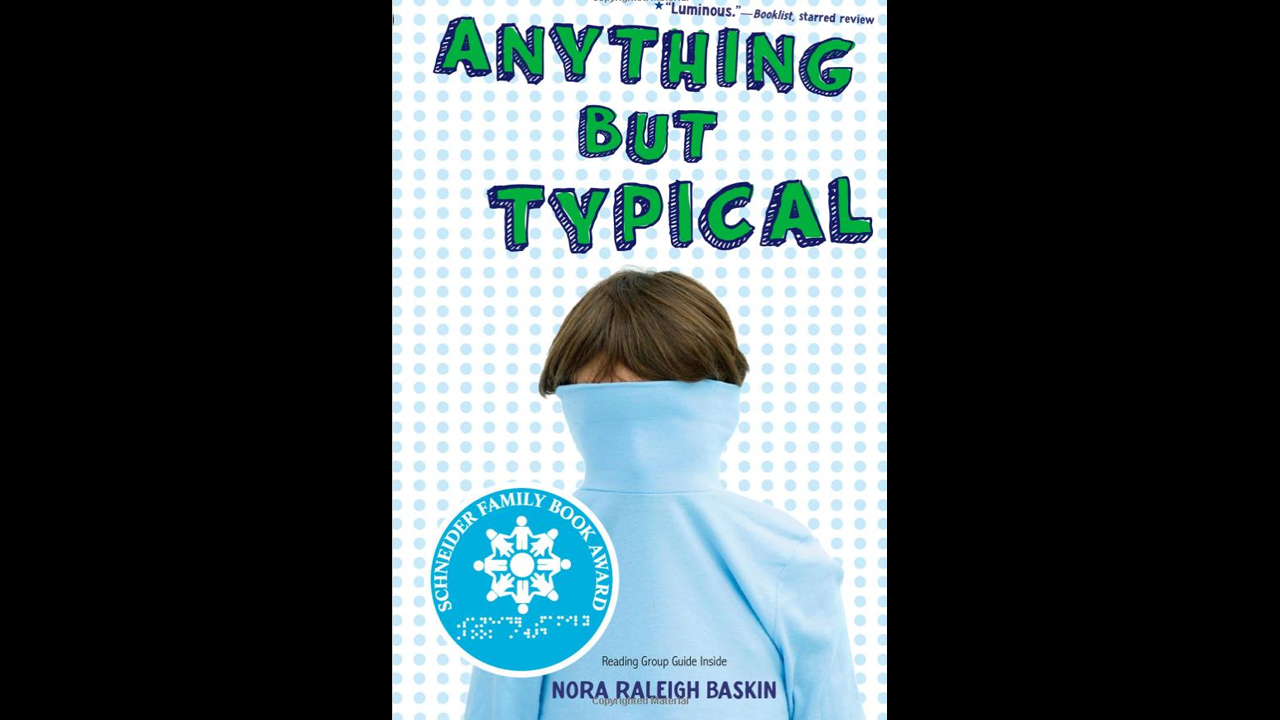 "Anything But Typical" is told from the perspective of 12-year-old Jason Blake, who has high-functioning autism. Jason is happy to make a new friend, Rebecca, on an online writing forum called Storyboard but begins to stress over the possibility of interacting with her in person.