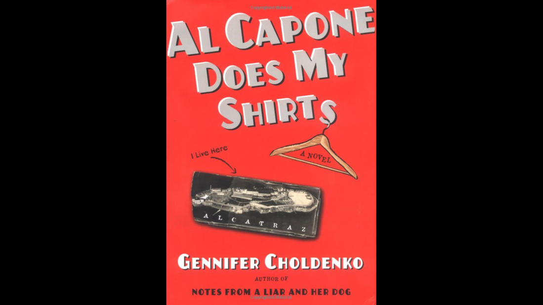 "Al Capone Does My Shirts" is the first in the "Al Capone" historical series by Gennifer Choldenko. It's set in 1935, when 12-year-old Moose Flanagan gives up playing baseball to take care of his older autistic sister when she is rejected by a school in San Francisco, while their father works as an electrician at the prison on Alcatraz Island. 