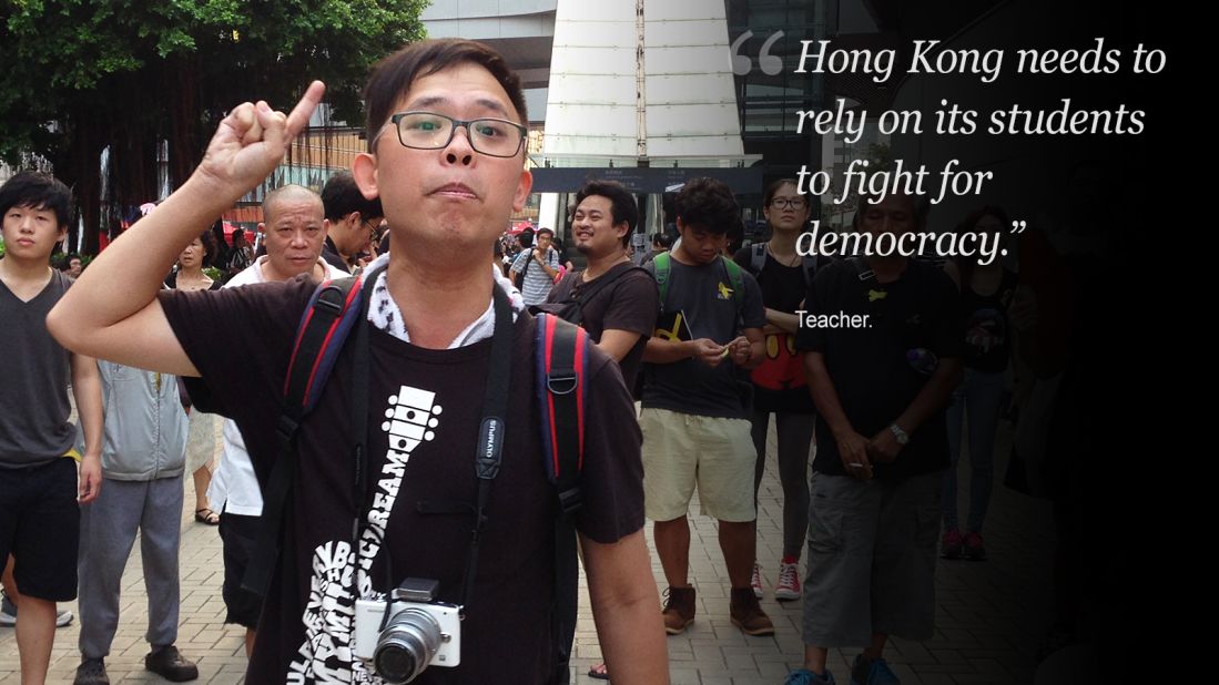 Hong Kong's leader C.Y. Leung has said he will not step down. 