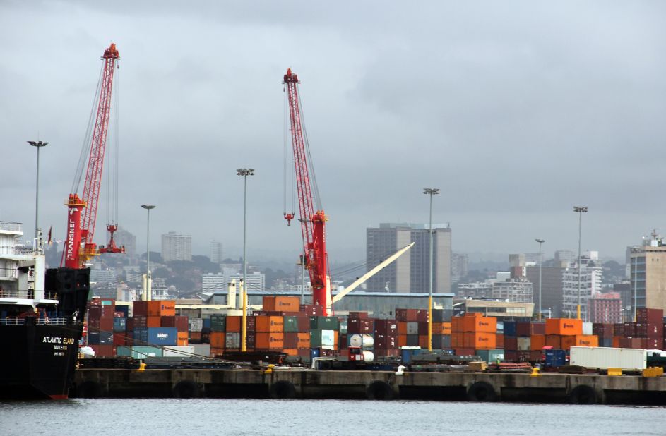 With a capacity of 2.6 million TEU, the port of Durban was the second busiest in Africa last year.