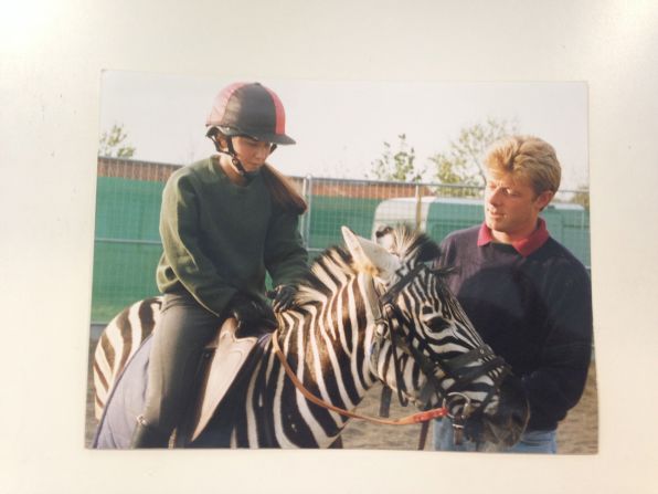 Horse trainer Gary Witheford (pictured), trained Mombssa the zebra in 1996. He has since tamed three more of the animals, earning the nickname "The Zebra Whisperer."