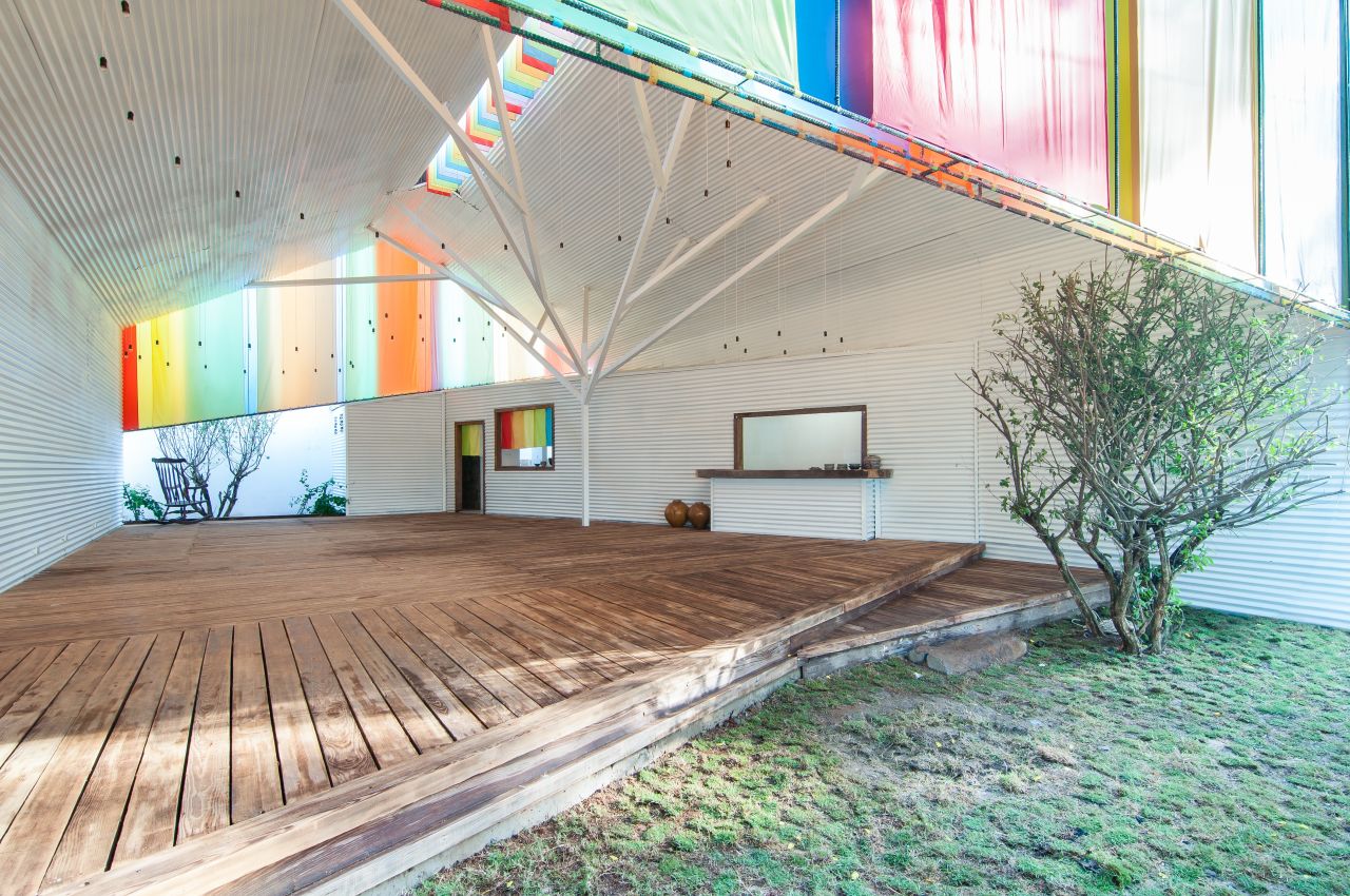 Here it is: World Building of the Year 2014! The official best building in the world is The Chapel, a community space in a new urban ward on the outskirts of Ho Chi Minh City, Vietnam. Colorful curtains and natural materials are used to boost the entire space, which was constructed on a tight budget.