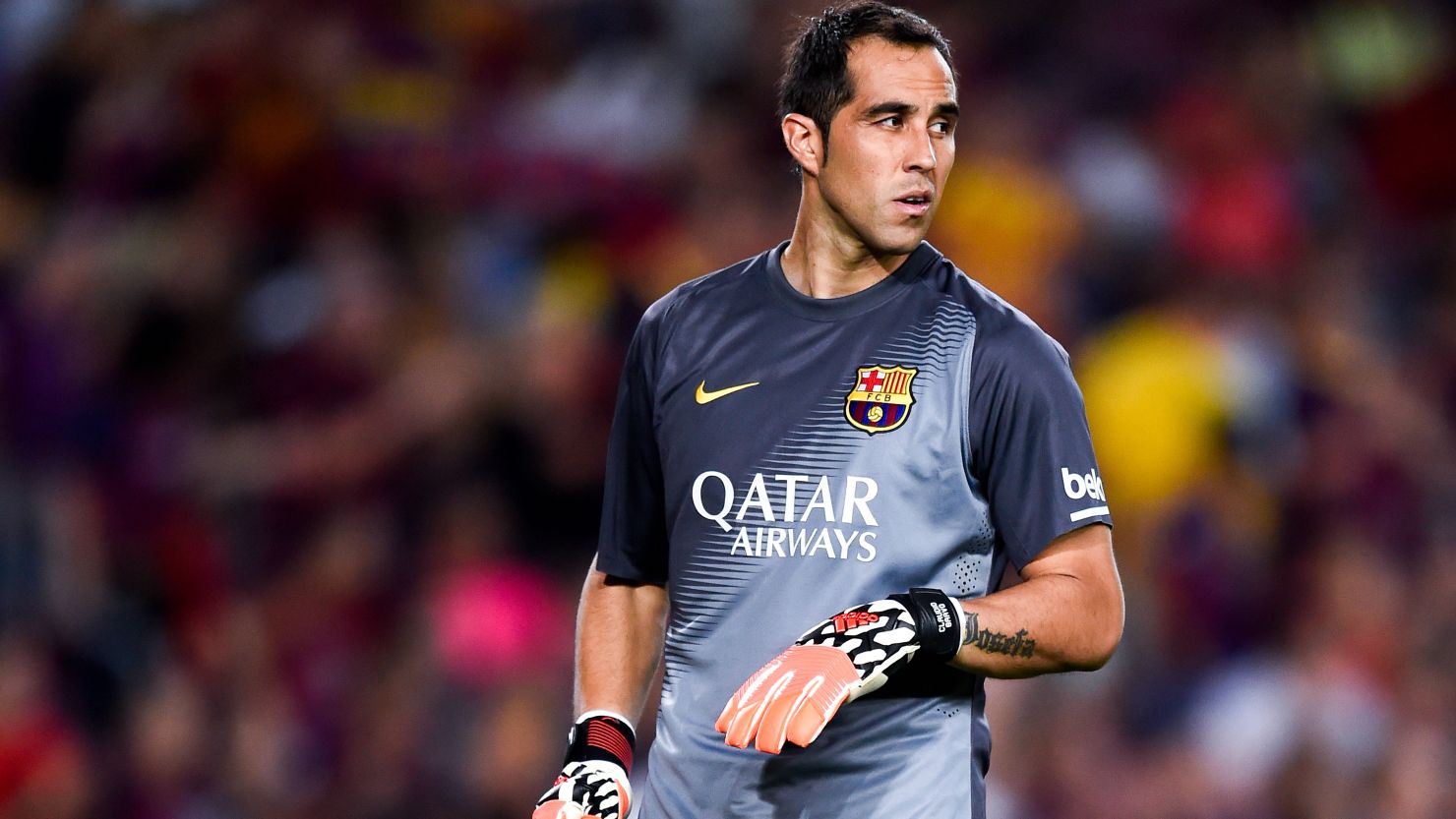 Claudio Bravo has keep a clean sheet for seven straight games in the La Liga this season. 