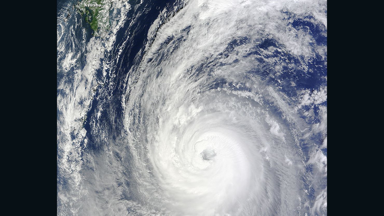 Three U.S. airmen and a surfer were lost at sea Sunday after Typhoon Phanfone struck Japan.