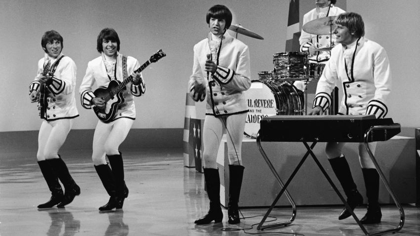Paul Revere, on keyboards, performs with Paul Revere & the Raiders in the 1960's.