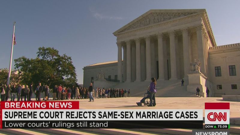 Same Sex Marriage Gets Tacit Victory From Supreme Court Cnn Politics 0395