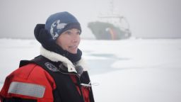 Actress Emma Thompson has gone on an Arctic expedition with Greenpeace.