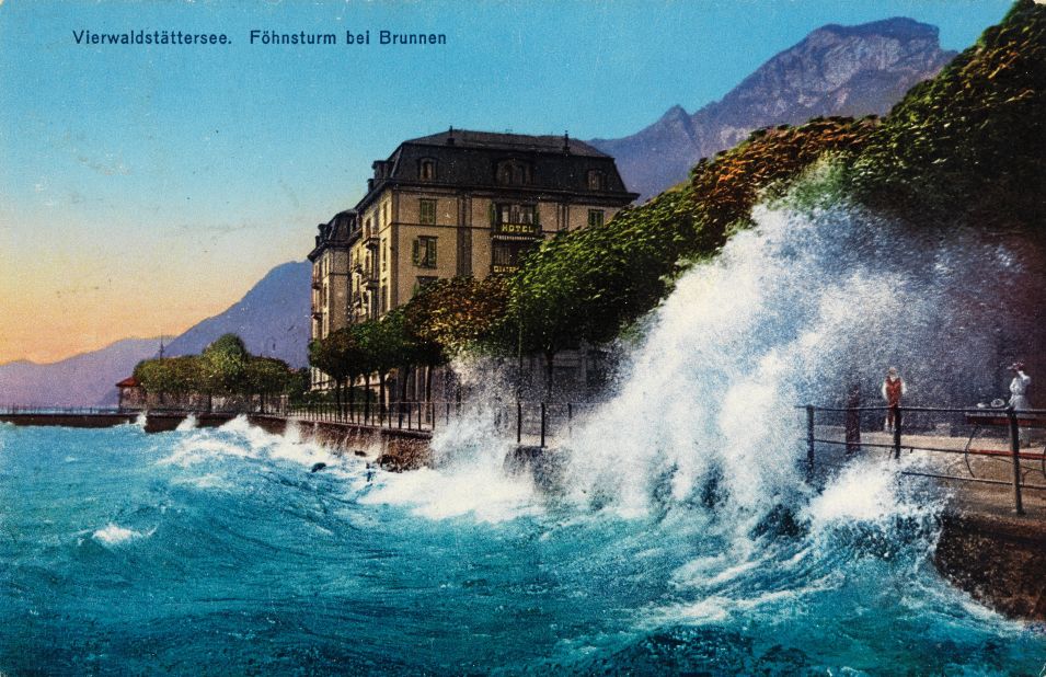 Well-traveled Zurich businessman Adolf Feller began collecting postcards in 1889 and soon amassed a large archive of images.