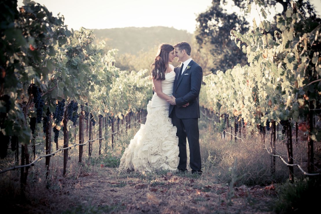 Brittany Maynard and Dan Diaz on their wedding day. She had been married a little more than a year when she was diagnosed with brain cancer.